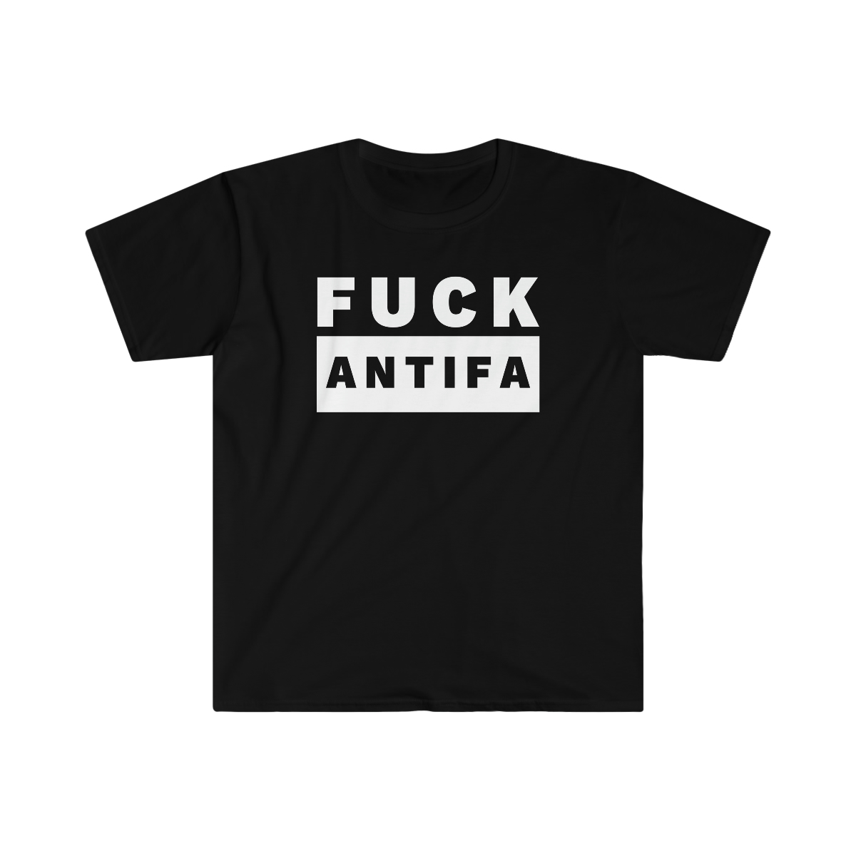 Fuck ANTIFA Short-Sleeve T-Shirt by Trump is Punk Rock