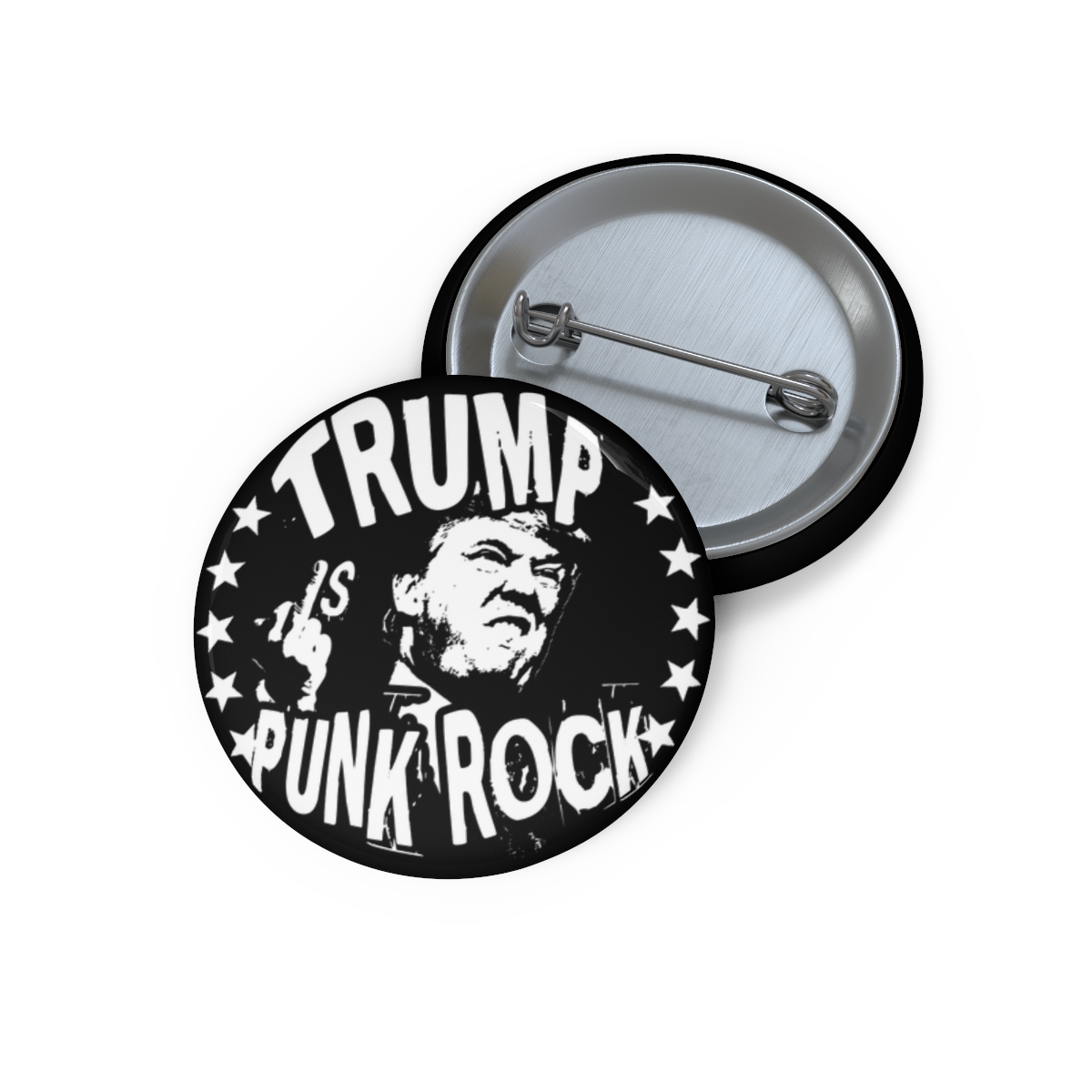 Trump is Punk Rock Pin Button by Trump is Punk Rock