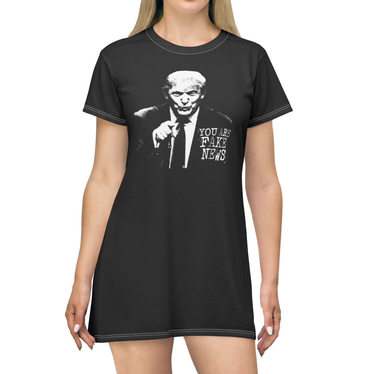 Donald Trump You are Fake News T-shirt Dress by Trump is Punk Rock