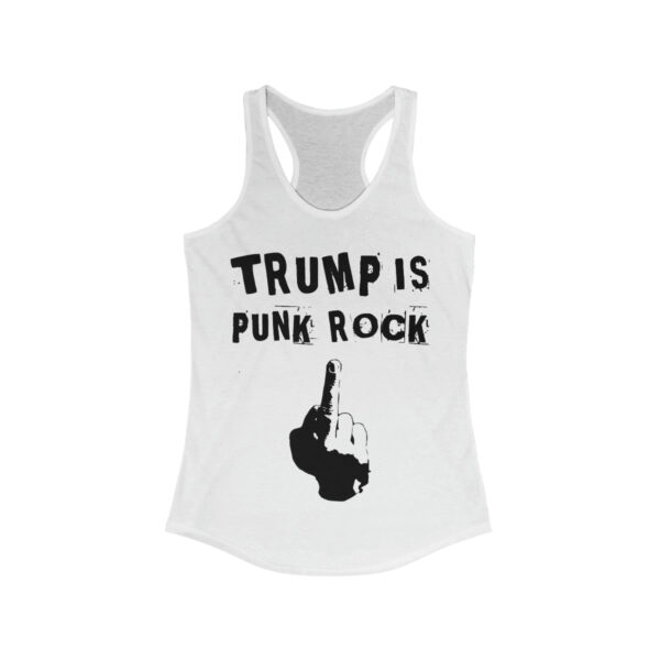 Trump is Punk Rock Women's Racerback Tank by Trump is Punk Rock