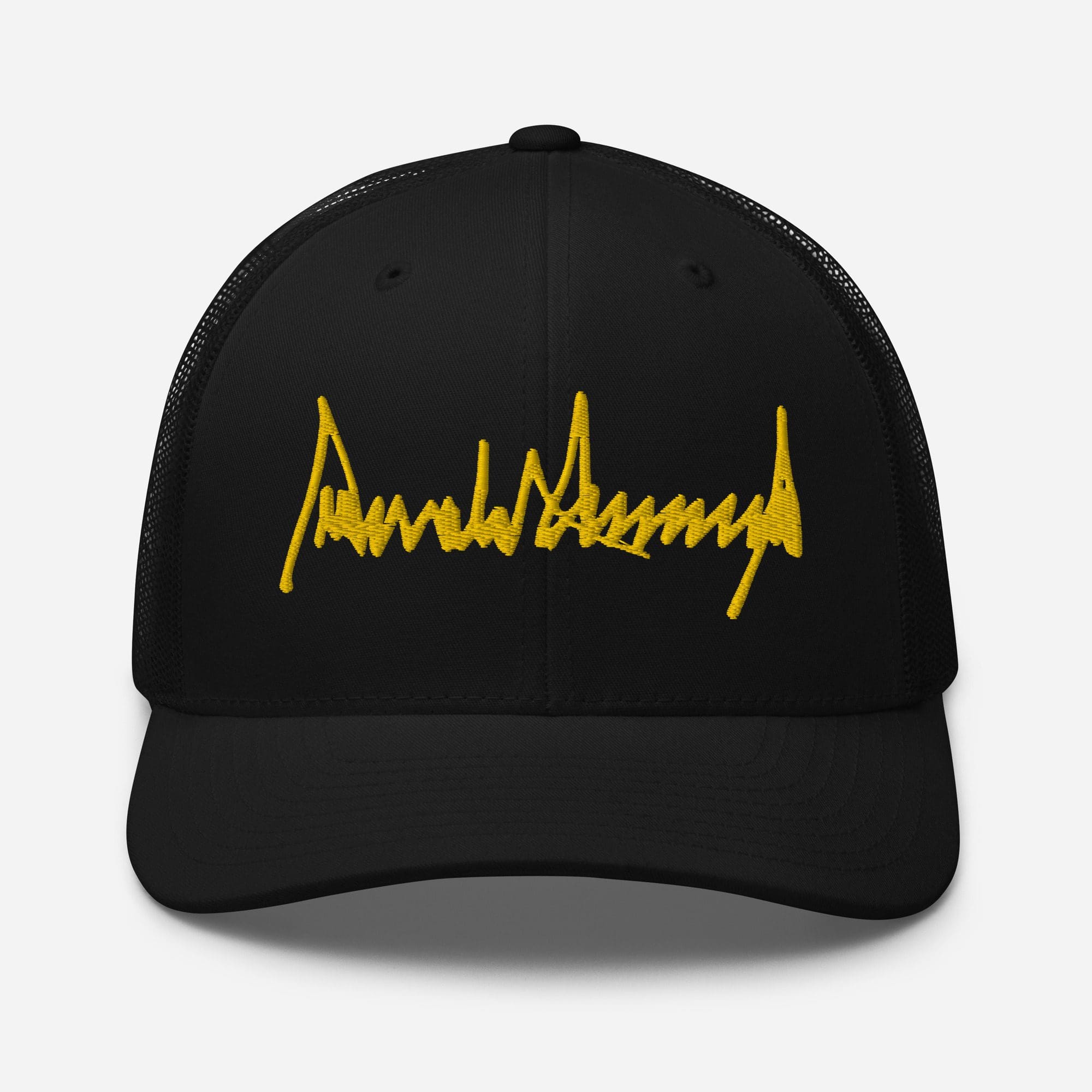 Trump Gold Signature Retro Trucker Hat by Trump is Punk Rock